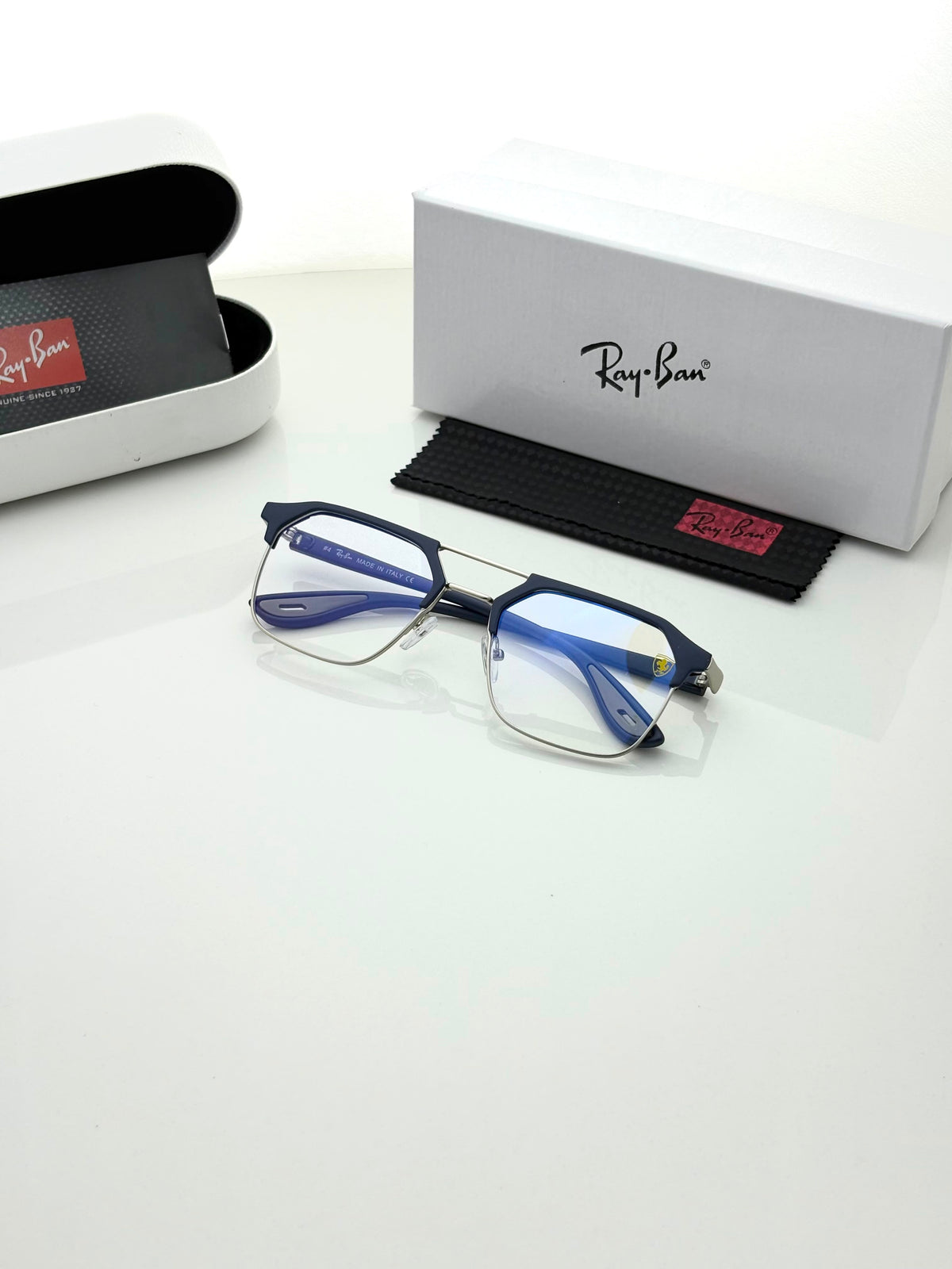 Ray Ba_n 04 silver blue Plano