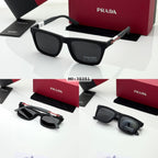 Prada 30351 grey black polarized lens