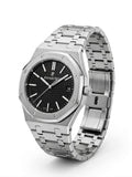 Audemaar_s Piguet Royal Oak Quartz Silver-Black