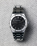 Audemaar_s Piguet Royal Oak Quartz Silver-Black