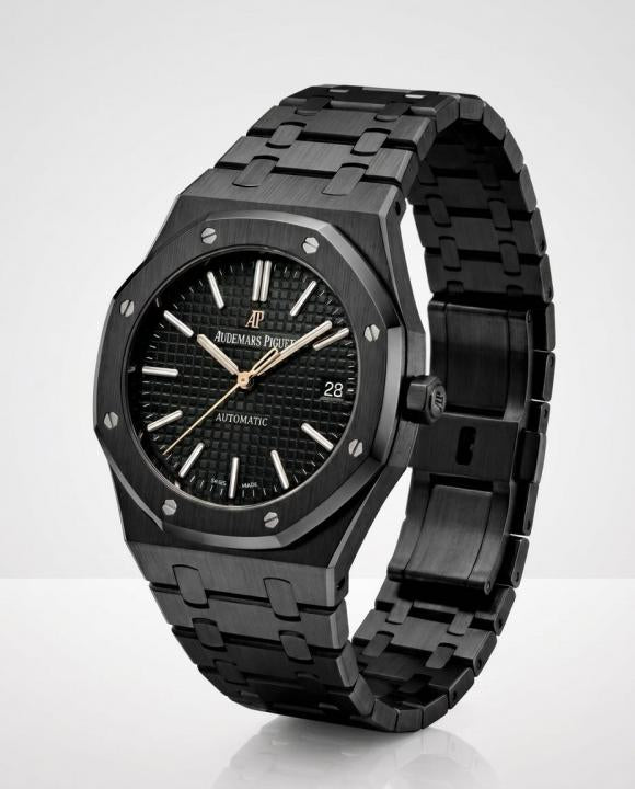 Audemars_piguet royal Oak Quartz Full black